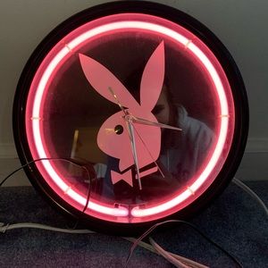 Neon Playboy Clock